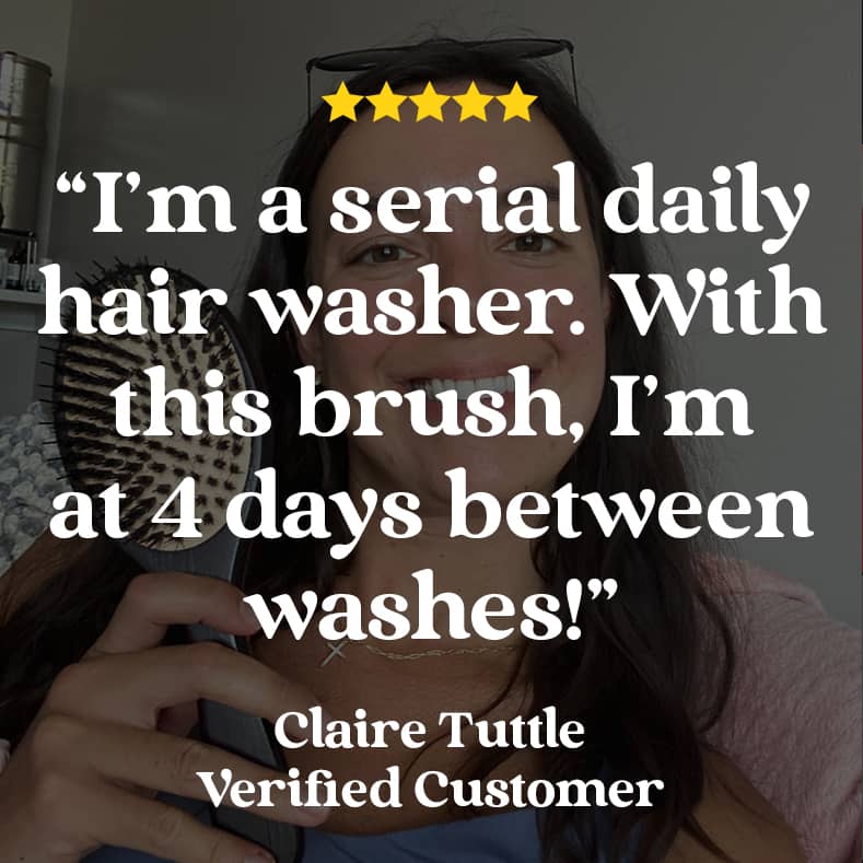 No Shampoo Hair Brush